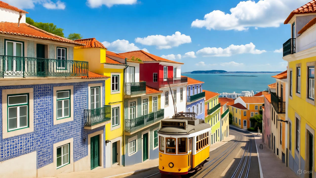 Vibrant Lisbon, Portugal: Tiles, Hills, and Ocean Breezes