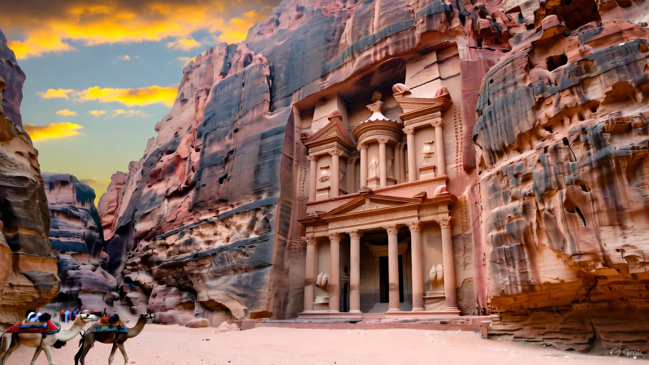 Mystical Petra, Jordan: Rose-Red Wonders